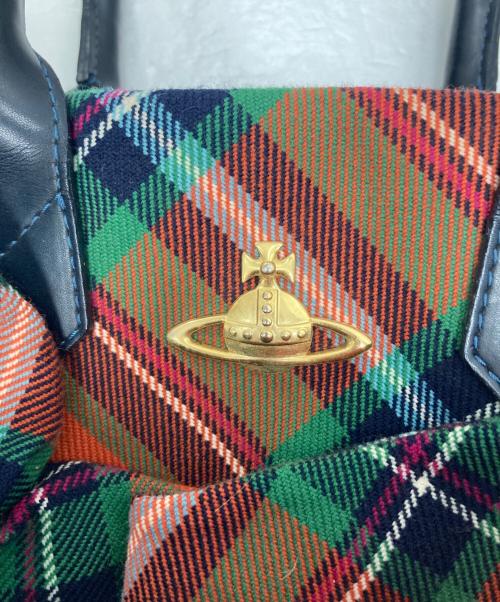 Vivienne Westwood（ヴィヴィアンウエストウッド）Vivienne Westwood (ヴィヴィアンウエストウッド) 変形ヤスミンバッグ レッドの古着・服飾アイテム