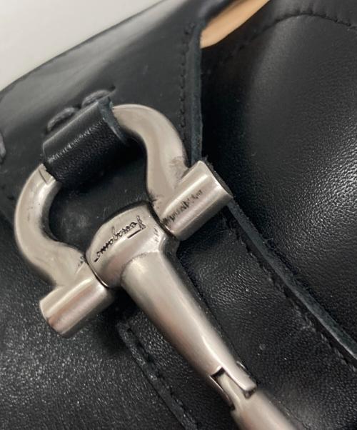 Salvatore Ferragamo（サルヴァトーレ フェラガモ）Salvatore Ferragamo (サルヴァトーレ フェラガモ) ドライビングシューズ ブラック サイズ:71/2の古着・服飾アイテム