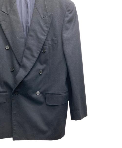 Yves Saint Laurent（イヴサンローラン）Yves Saint Laurent (イヴサンローラン) カシミヤウールダブルジャケット ネイビー サイズ:50の古着・服飾アイテム