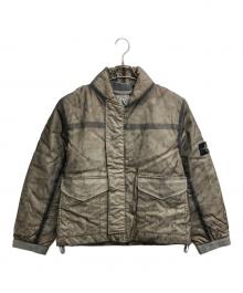 STONE ISLAND（ストーンアイランド）の古着「Monofilament meshcamo jacket（モノフィラメント　メッシュカモ　ジャケット）」｜カーキ