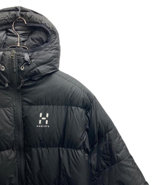 HAGLOFS（ホグロフス）HAGLOFS (ホグロフス) ダウンジャケット ブラック サイズ:Sの古着・服飾アイテム