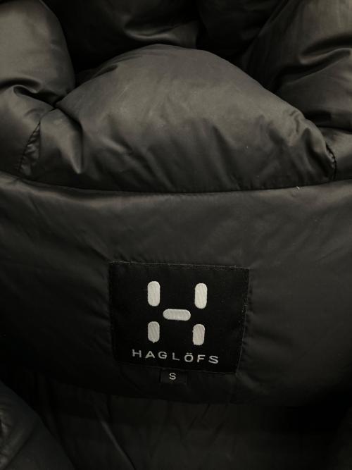 HAGLOFS（ホグロフス）HAGLOFS (ホグロフス) ダウンジャケット ブラック サイズ:Sの古着・服飾アイテム