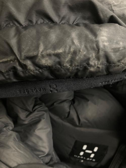 HAGLOFS（ホグロフス）HAGLOFS (ホグロフス) ダウンジャケット ブラック サイズ:Sの古着・服飾アイテム
