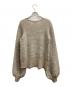 Chloe (クロエ) パフスリーブニット ベージュ サイズ:TS：5000円