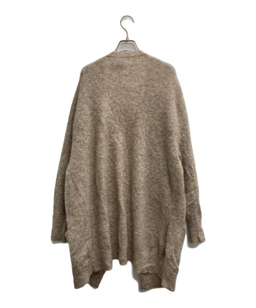 Acne（アクネ）Acne (アクネ) モヘヤ混ロングカーディガン ベージュ サイズ:Sの古着・服飾アイテム