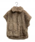 DRESSTERIORドレステリア）の古着「テディベアベスト」｜キャメル