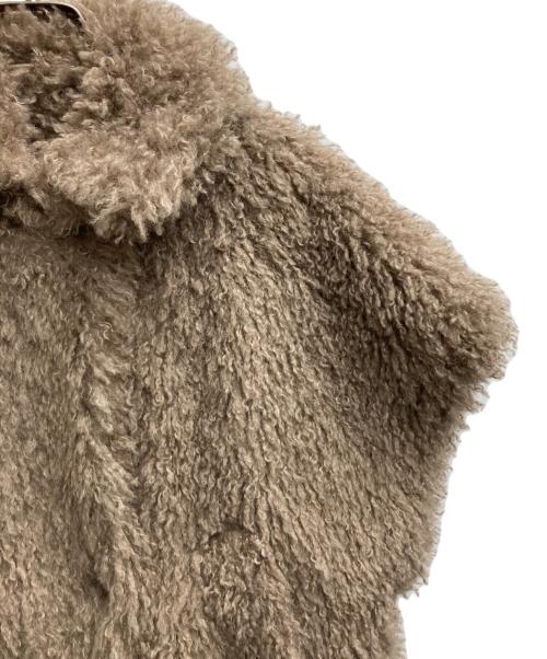 DRESSTERIOR（ドレステリア）DRESSTERIOR (ドレステリア) テディベアベスト キャメル サイズ:３４の古着・服飾アイテム