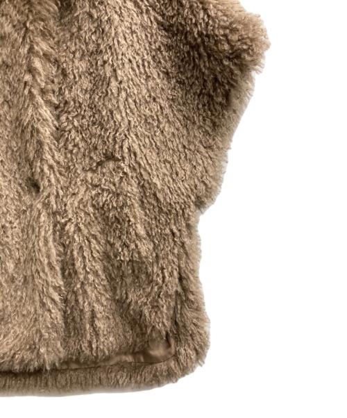 DRESSTERIOR（ドレステリア）DRESSTERIOR (ドレステリア) テディベアベスト キャメル サイズ:３４の古着・服飾アイテム