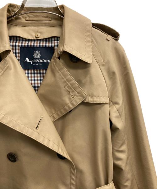 Aquascutum（アクアスキュータム）Aquascutum (アクアスキュータム) ライナー付トレンチコート ベージュ サイズ:6の古着・服飾アイテム