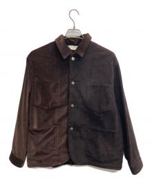 jieda（ジエダ）の古着「SWITCHING COVER ALL（スウィッチング　カバーオール）」｜ブラウン