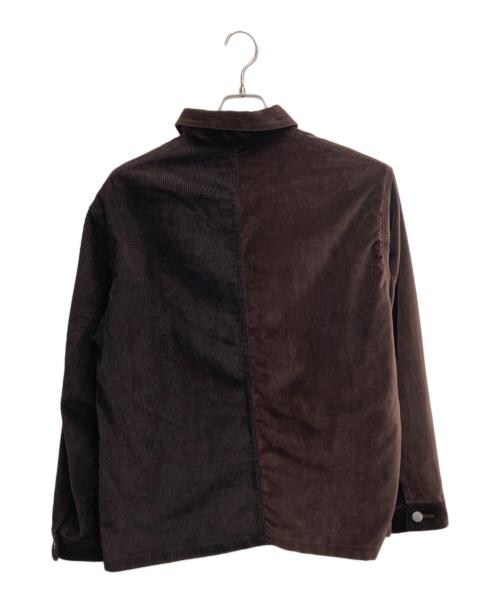 jieda（ジエダ）Jieda (ジエダ) SWITCHING COVER ALL（スウィッチング　カバーオール） ブラウン サイズ:１の古着・服飾アイテム