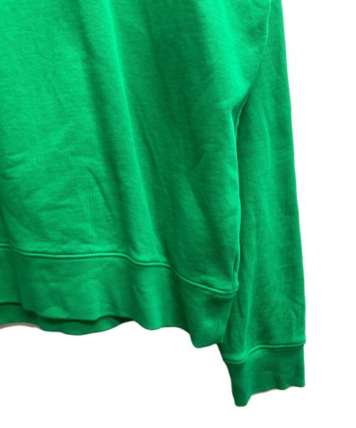 LACOSTE（ラコステ）LACOSTE (ラコステ) モノグラムレイヤードオーバルロゴクルーネックスウェット グリーン サイズ:Lの古着・服飾アイテム