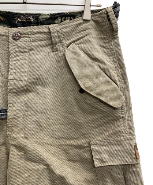 pellepelle（ペレペレ）pellepelle (ペレペレ) カーゴパンツ ベージュ サイズ:W34の古着・服飾アイテム