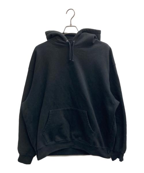 SUPREME（シュプリーム）Supreme (シュプリーム) Satin Applique Hooded Sweatshirt（サテン　アップリケ　フーデッド　スウェットシャツ） ブラック サイズ:Xlの古着・服飾アイテム