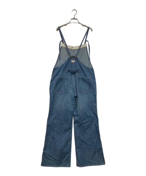 Attick by Johnbull（アティックバイジョンブル）Attick by Johnbull (アティックバイジョンブル) 別注 apron salopett ネイビー サイズ:38の古着・服飾アイテム