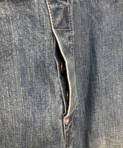 Attick by Johnbull（アティックバイジョンブル）Attick by Johnbull (アティックバイジョンブル) 別注 apron salopett ネイビー サイズ:38の古着・服飾アイテム