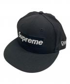 SUPREME×New Eraシュプリーム×ニューエラ）の古着「World Famous Box Logo CAP（ワールド　フェイマス　ボックス　ロゴ　キャップ）」｜ブラック