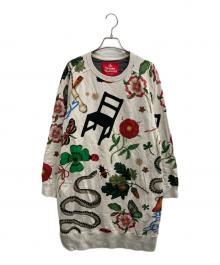 Vivienne Westwood（ヴィヴィアンウエストウッド）の古着「FW24 Long-Sleeved Dress（ロング　スリーブド　ドレス）」｜ベージュ