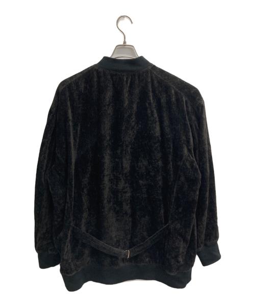 SUZUKI TAKAYUKI（スズキタカユキ）SUZUKI TAKAYUKI (スズキタカユキ) pile-fabric blouson（パイル　ファブリック　ブルゾン） ブラウン サイズ:２の古着・服飾アイテム