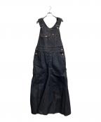 MADISON BLUEマディソンブルー）の古着「JUMPER MAXI SKIRT NO FADE DENIM」｜インディゴ