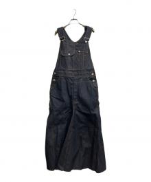 MADISON BLUE（マディソンブルー）の古着「JUMPER MAXI SKIRT NO FADE DENIM」｜インディゴ