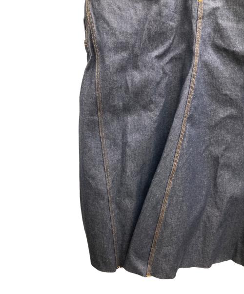 MADISON BLUE（マディソンブルー）MADISON BLUE (マディソンブルー) JUMPER MAXI SKIRT NO FADE DENIM インディゴ サイズ:1の古着・服飾アイテム