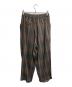 CORDERA (コルデラ) タックパンツ ブラウン サイズ:表記無 未使用品：9000円