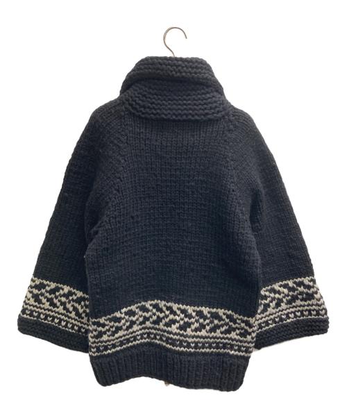 edit & co.（エディットアンドコー）edit & co. (エディットアンドコー) カウチンニット ブラック サイズ:Sの古着・服飾アイテム