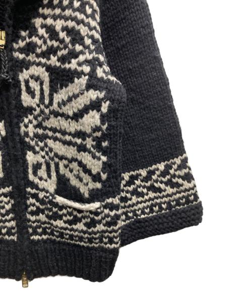 edit & co.（エディットアンドコー）edit & co. (エディットアンドコー) カウチンニット ブラック サイズ:Sの古着・服飾アイテム