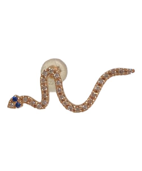 hirotaka（ヒロタカ）Hirotaka (ヒロタカ) SNAKE KNOT Sapphire Eye Earring（スネーク　ノット　サファイヤ　アイ　イヤリング） サイズ:表記無の古着・服飾アイテム
