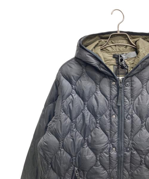 TAION（タイオン）TAION (タイオン) MILITARY W-ZIP HOOD DOWN JKT（ミリタリー　ダブルジップ　フッド　ダウン　ジャケット） ブラック サイズ:Mの古着・服飾アイテム