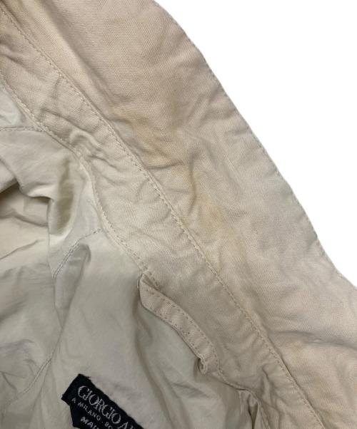 GIORGIO ARMANI（ジョルジョアルマーニ）GIORGIO ARMANI (ジョルジョアルマーニ) 80’sワークジャケット アイボリー サイズ:46の古着・服飾アイテム