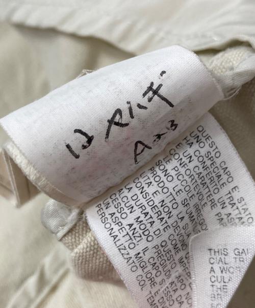 GIORGIO ARMANI（ジョルジョアルマーニ）GIORGIO ARMANI (ジョルジョアルマーニ) 80’sワークジャケット アイボリー サイズ:46の古着・服飾アイテム