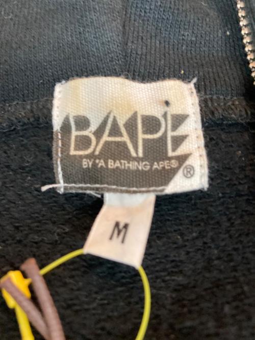 BAPE BY A BATHING APE（ベイプバイアベイシングエイプ）BAPE BY A BATHING APE (ベイプバイアベイシングエイプ) Tiger full zip hoodie/タイガージップパーカー ブラック サイズ:Mの古着・服飾アイテム
