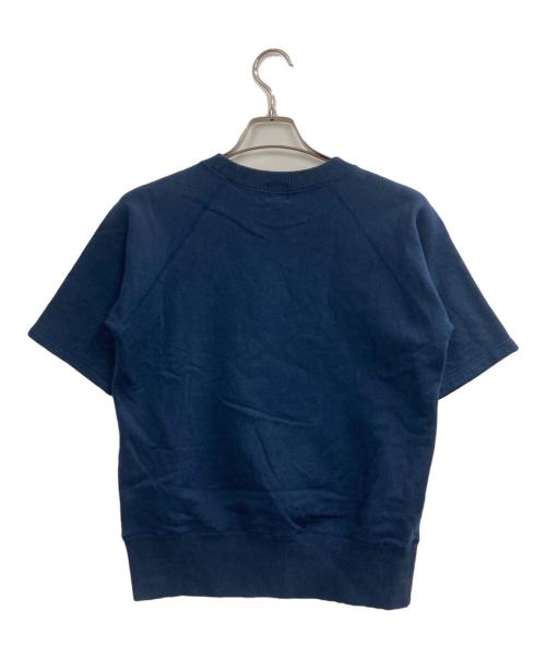 A BATHING APE（ア ベイシング エイプ）A BATHING APE (ア ベイシング エイプ) ハーフスリーブスウェット ネイビー サイズ:Mの古着・服飾アイテム