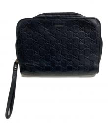 GUCCI（グッチ）の古着「GGロゴセカンドバッグ」｜ブラック