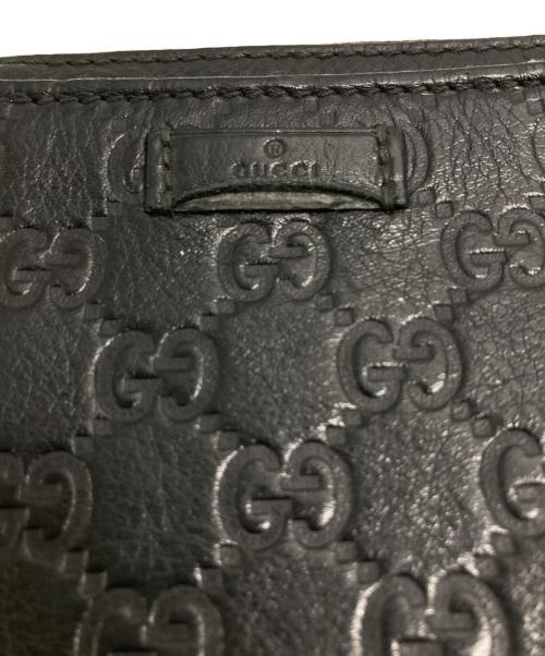 GUCCI（グッチ）GUCCI (グッチ) GGロゴセカンドバッグ ブラックの古着・服飾アイテム