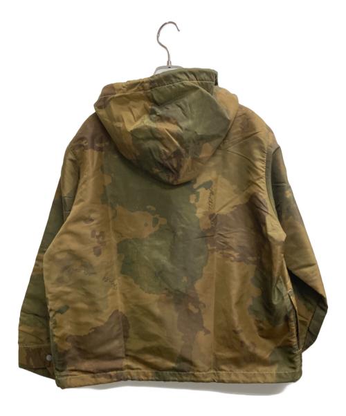 45R（フォーティファイブ・アール）45R (フォーティファイブ・アール) 葉山ものがたり ナイロンプリントの908フーディ カーキ サイズ:表記なしの古着・服飾アイテム