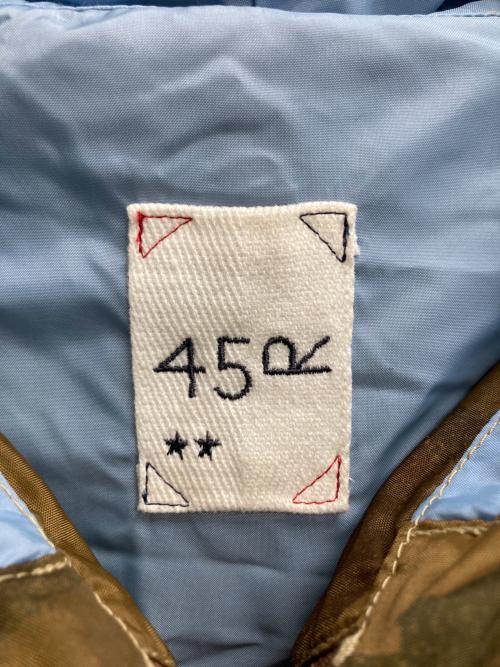 45R（フォーティファイブ・アール）45R (フォーティファイブ・アール) 葉山ものがたり ナイロンプリントの908フーディ カーキ サイズ:表記なしの古着・服飾アイテム