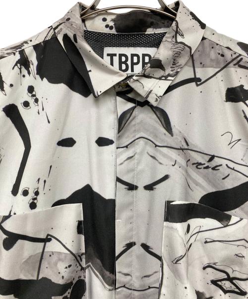 TBPR（タイトブース プロダクション）TBPR (タイトブース プロダクション) JUN INOUE (ジュンイノウエ) シャツジャケット ホワイト サイズ:Lの古着・服飾アイテム