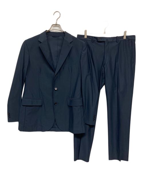 UNIVERSAL LANGUAGE（ユニバーサルランゲージ）UNIVERSAL LANGUAGE (ユニバーサルランゲージ) セットアップスーツ ネイビー サイズ:LLの古着・服飾アイテム