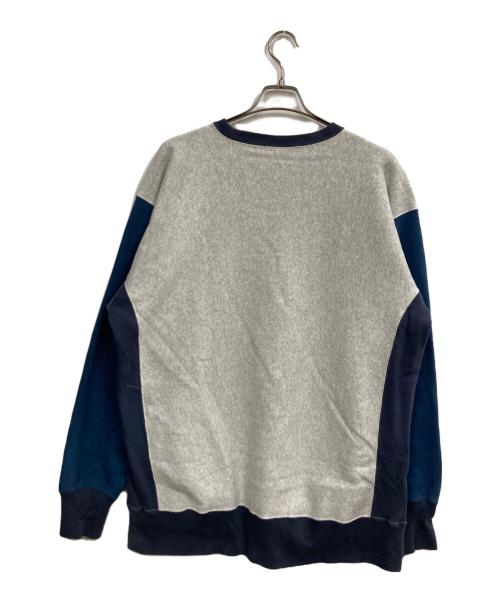 Champion（チャンピオン）Champion (チャンピオン) リバースウィーブ クレイジーパターン ネイビー サイズ:XLの古着・服飾アイテム