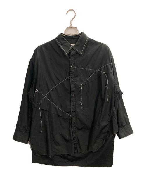 sulvam（サルバム）sulvam (サルバム) 長袖シャツ ブラック サイズ:Sの古着・服飾アイテム