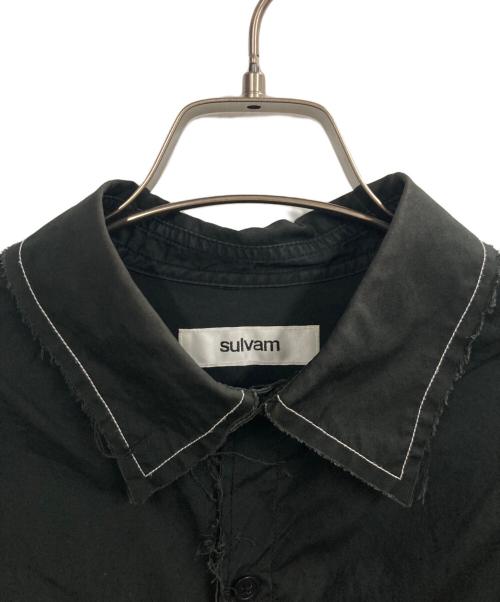 sulvam（サルバム）sulvam (サルバム) 長袖シャツ ブラック サイズ:Sの古着・服飾アイテム