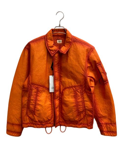 C.P COMPANY（シーピーカンパニー）C.P COMPANY (シーピーカンパニー) FELTRO BI-FILM SHORT JACKET（フェルトロ　バイフィルム　ショート　ジャケット） オレンジ サイズ:Mの古着・服飾アイテム