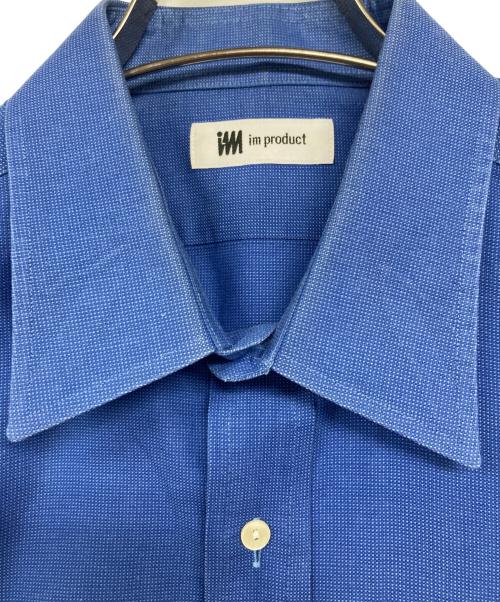im product（アイムプロダクト）im product (アイムプロダクト) レギュラーシャツ ブルー サイズ:記載なし（実寸サイズを参照ください）の古着・服飾アイテム