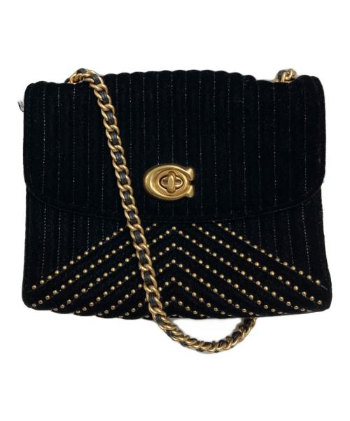 COACH（コーチ）COACH (コーチ) パーカー18ウィズキルティング ブラックの古着・服飾アイテム