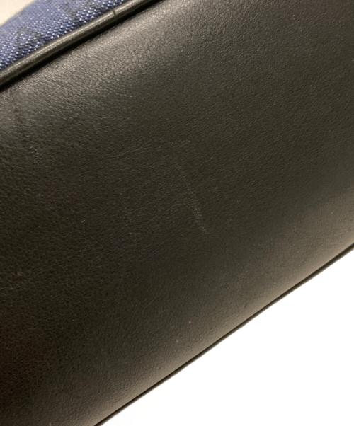 BVLGARI（ブルガリ）BVLGARI (ブルガリ) ロゴマニアハンドバッグ インディゴの古着・服飾アイテム