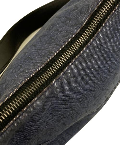 BVLGARI（ブルガリ）BVLGARI (ブルガリ) ロゴマニアハンドバッグ インディゴの古着・服飾アイテム