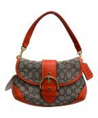 COACHコーチ）の古着「ソーホーバッグ」｜オレンジ